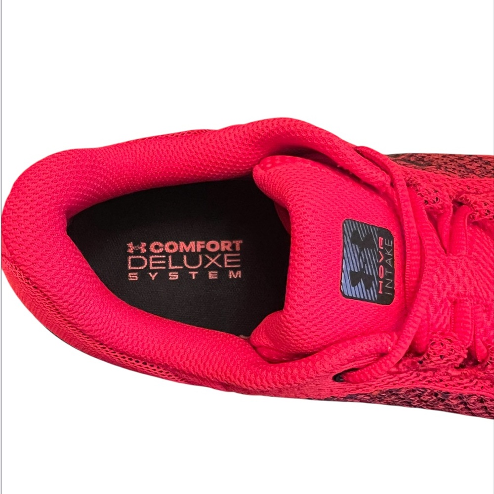 UNDER ARMOUR - HOVR RED BLACK “INTAKE 6” SNEAKERS - Picture 10 of 12